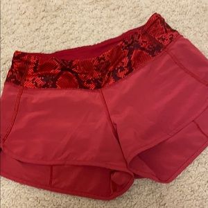 Lululemon speed up shorts